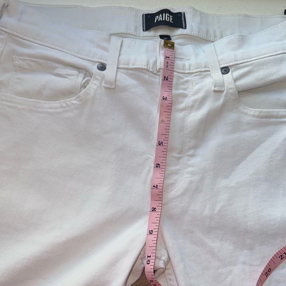PAIGE Men’s Transcend Lennox Straight Slim Fit Jeans size 31 in Icecap NWT - Picture 7 of 9
